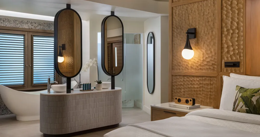 Rondoval Butler Villa with Private Pool - Bedroom View
