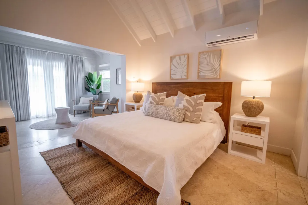 Odysseys Travel - Little Good Harbour - Two Bedroom Split Level Garden Suite - Master Bedroom