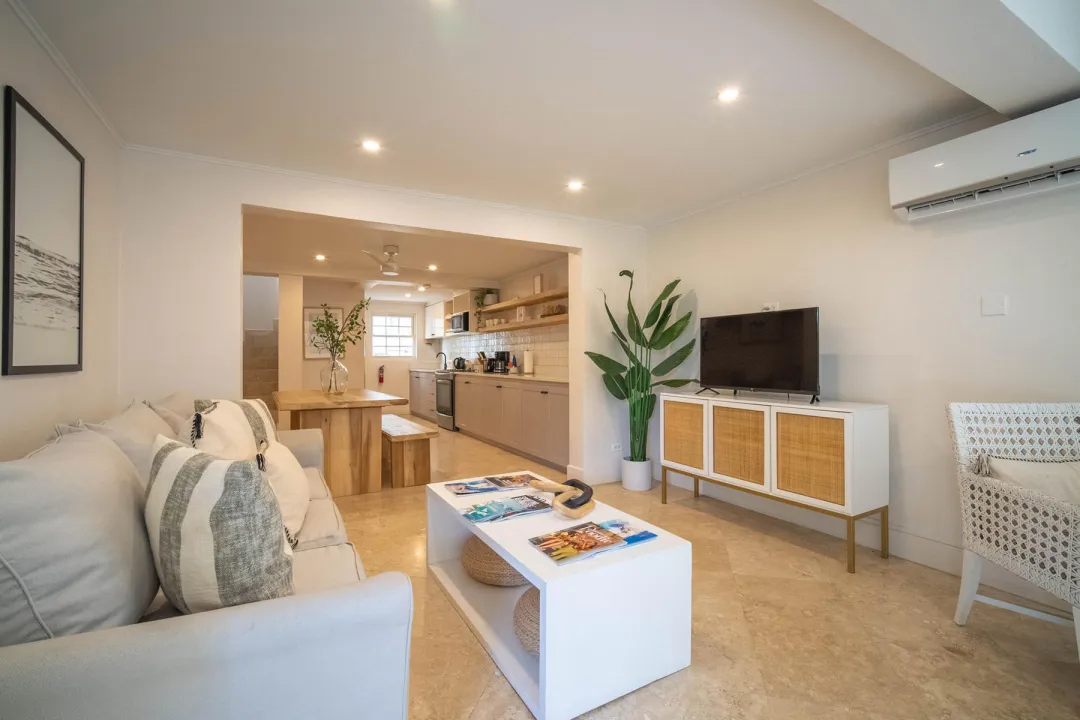 Odysseys Travel - Little Good Harbour - Two Bedroom Split Level Garden Suite - Lounge
