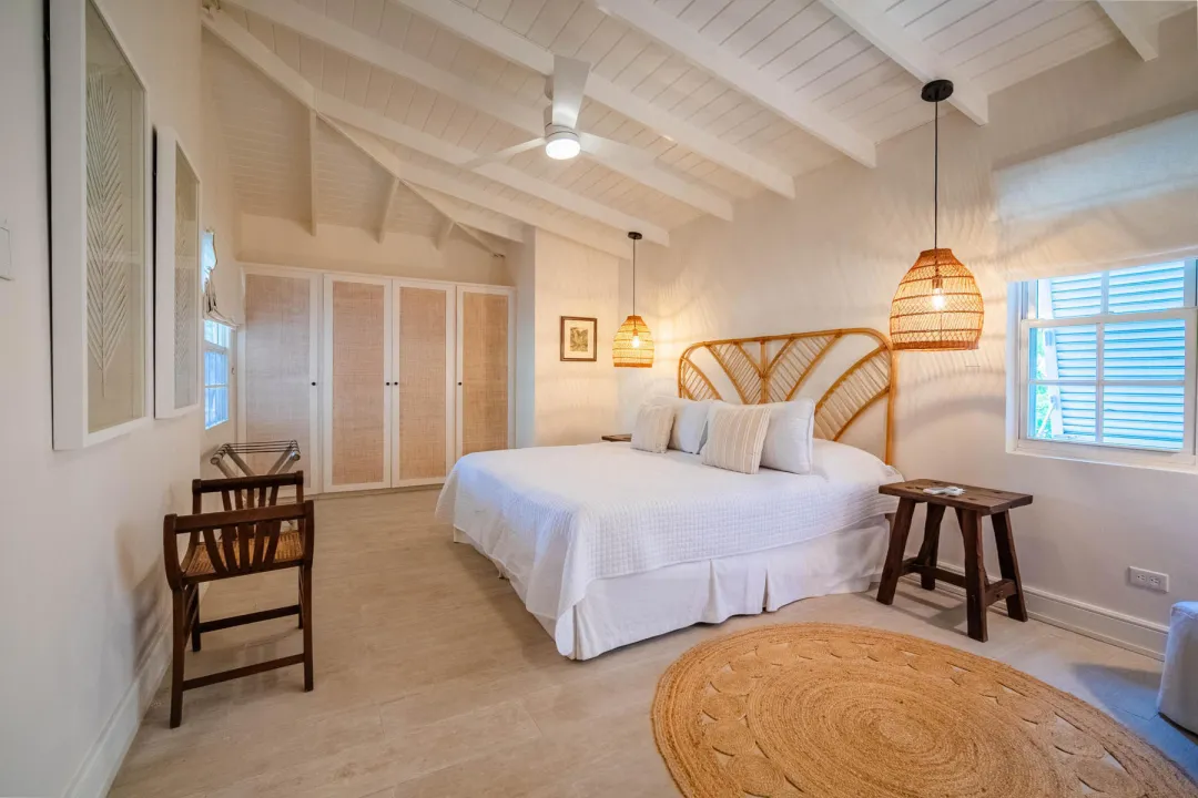 Odysseys Travel - Little Good Harbour - Two Bedroom Garden Suite - Master Bedroom