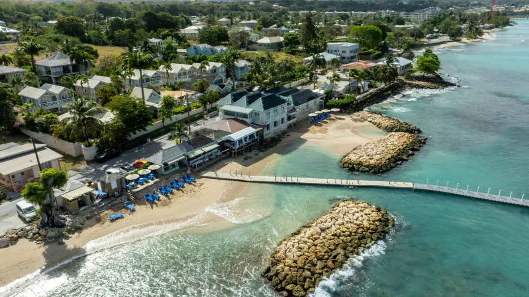 Odysseys Travel - Little Good Harbour -Beach Arial Image