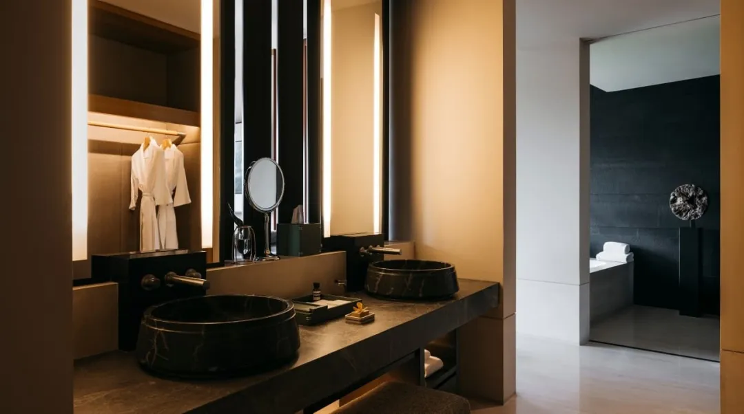 Odysseys Travel - Capella Singapore - Premier Seaview Room - Dressing area