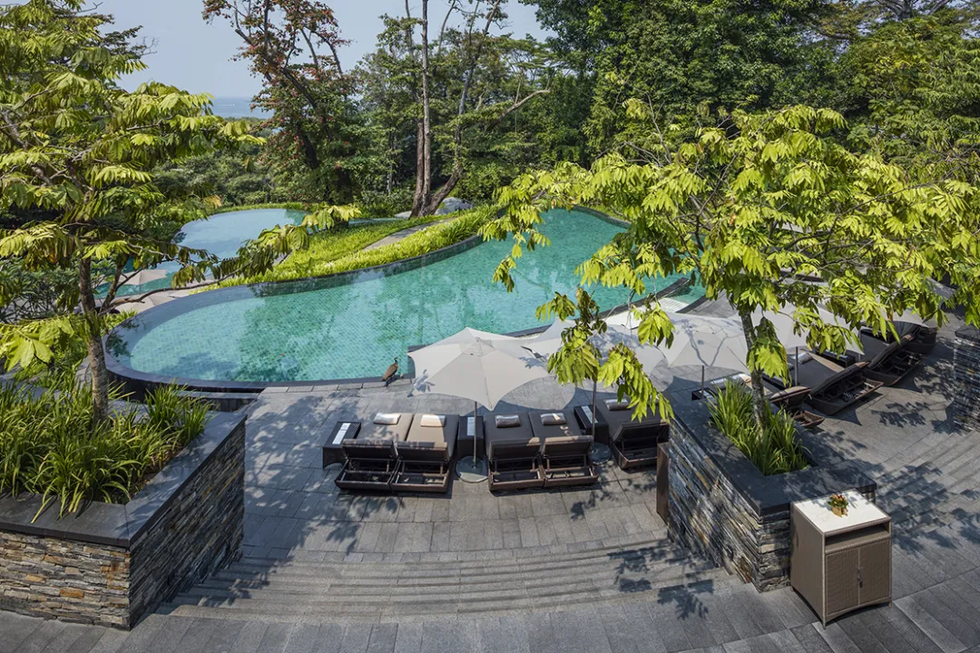 Odysseys Travel - Capella Singapore - Cascading pools
