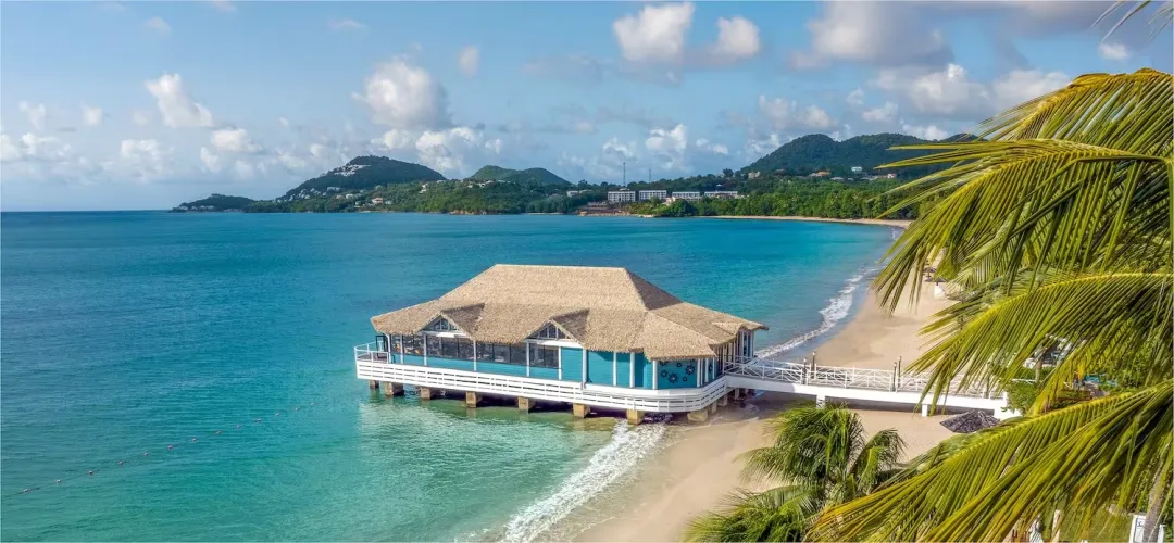 Sandals Halcyon Beach - Dock View