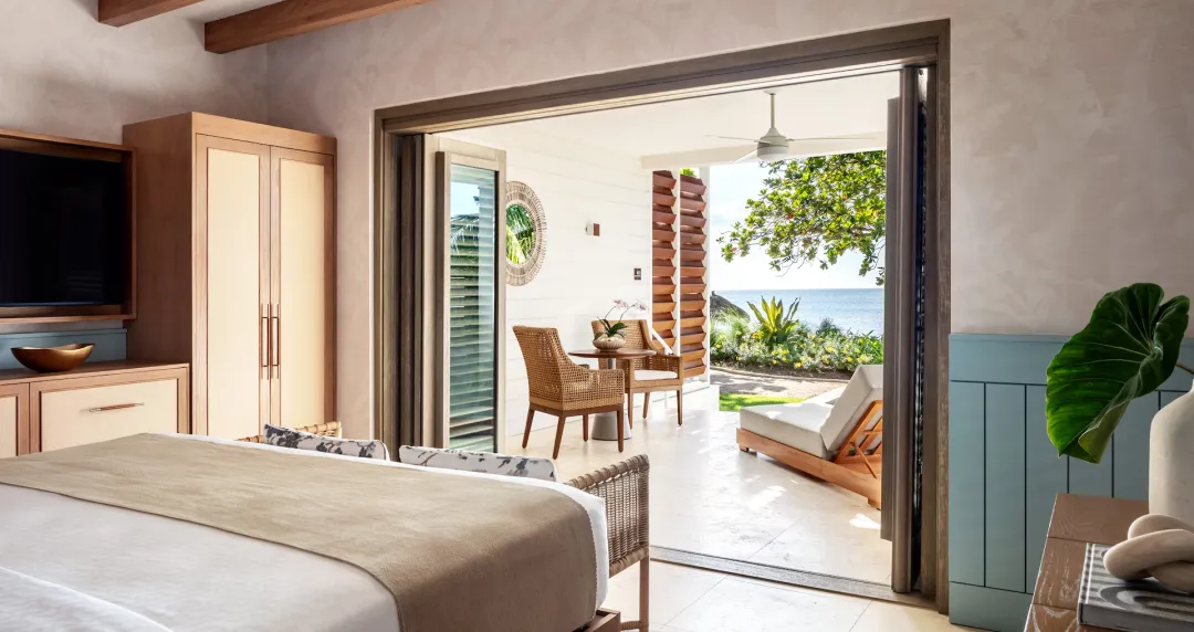 Halcyon Shore House Butler Suite with Private Pool - Bedroom View