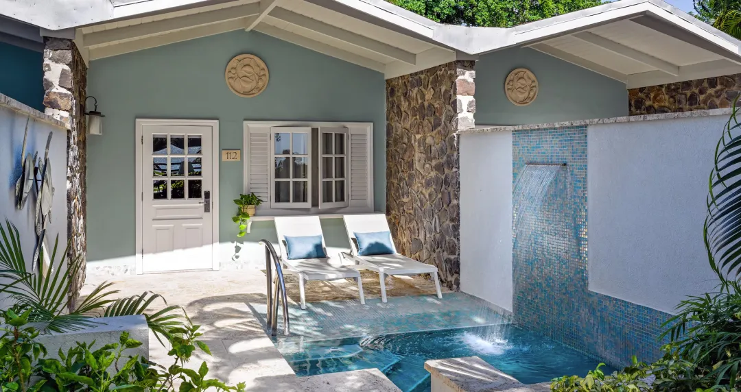 Beachfront Honeymoon Butler Room with Private Pool Sanctuary - Room Over View