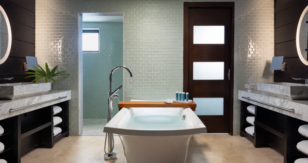 South Seas Honeymoon One Bedroom Butler Villa with Private Pool Sanctuary - Bathroom