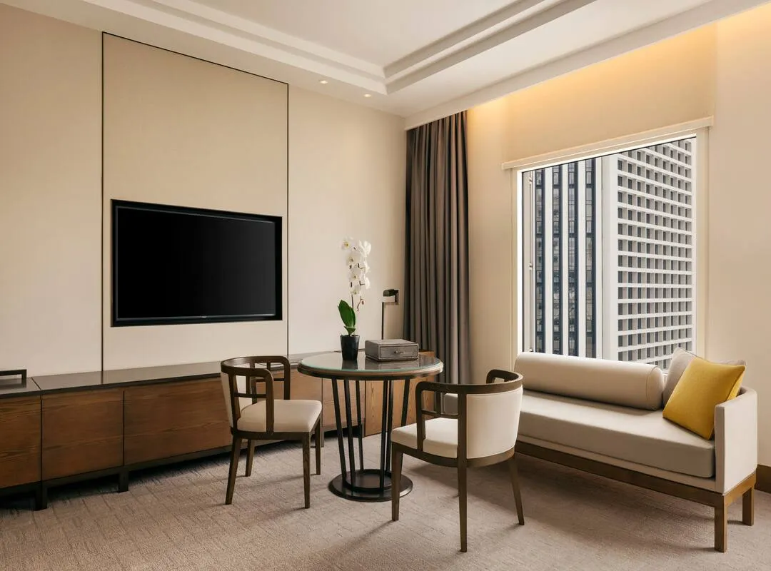 Odysseys Travel - Conrad Singapore Marina Bay - King Deluxe Room - Living Area