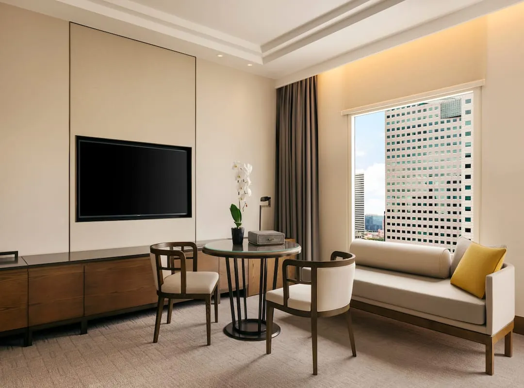 Odysseys Travel - Conrad Singapore Marina Bay - Twin Premium Room - Living Area