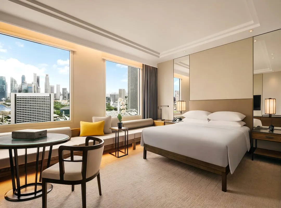 Odysseys Travel - Conrad Singapore Marina Bay - King View Room - Bedroom