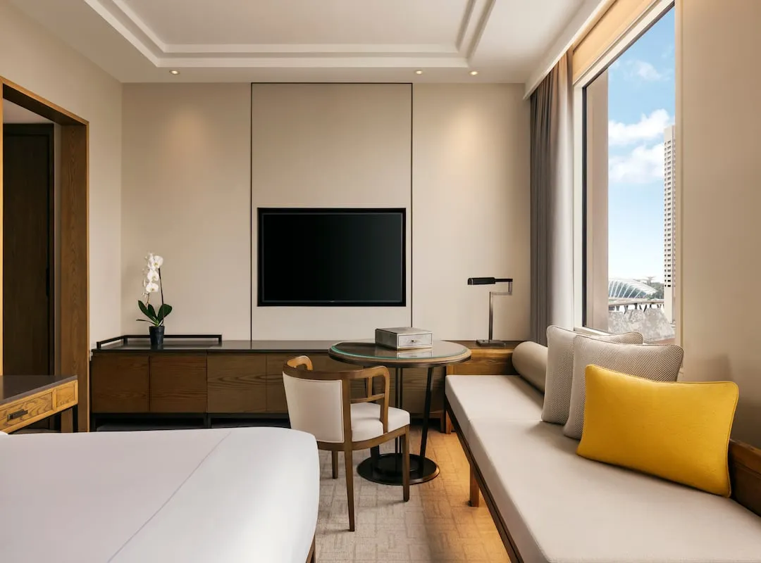 Odysseys Travel - Conrad Singapore Marina Bay - King View Room - Living Area