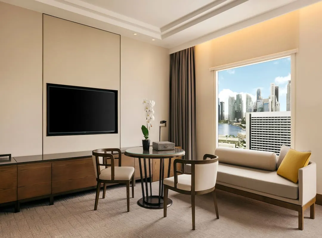 Odysseys Travel - Conrad Singapore Marina Bay - Twin View Room - Living Area