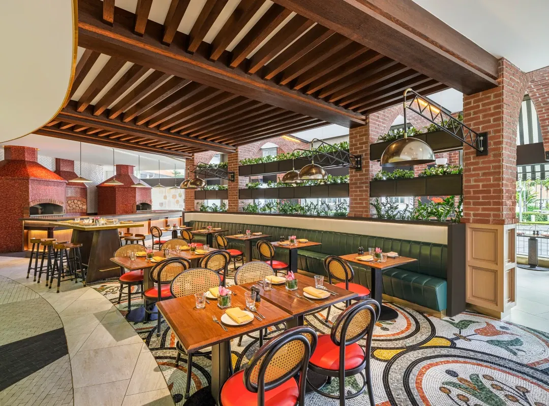 Odysseys Travel - Fairmont Singapore - Prego - Dining Area