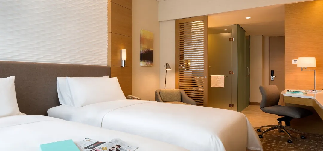 Odysseys Travel - JEN Singapore Orchardgateway - Superior Room King - Bedroom Seating Area