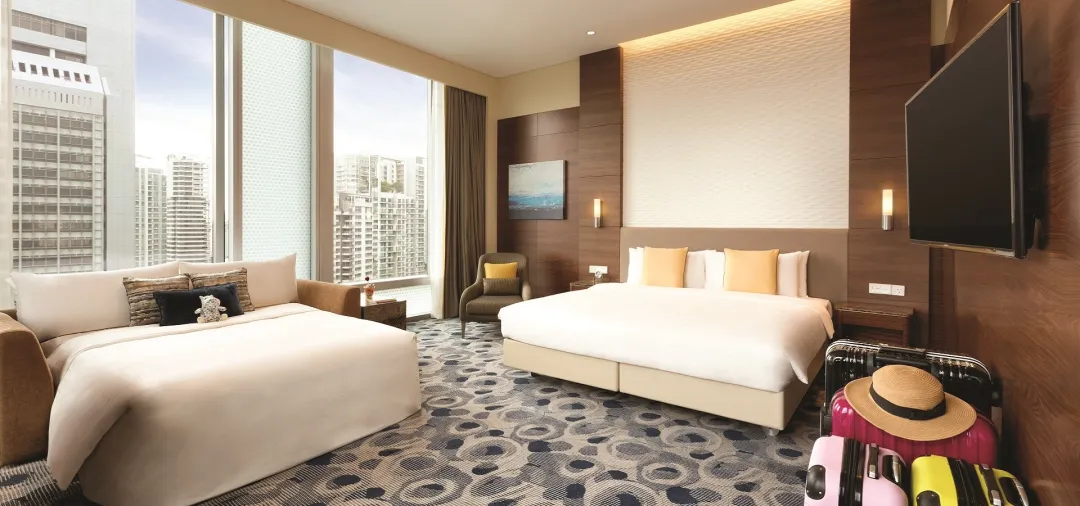 Odysseys Travel - JEN Singapore Orchardgateway - Deluxe Family Room - Bedroom