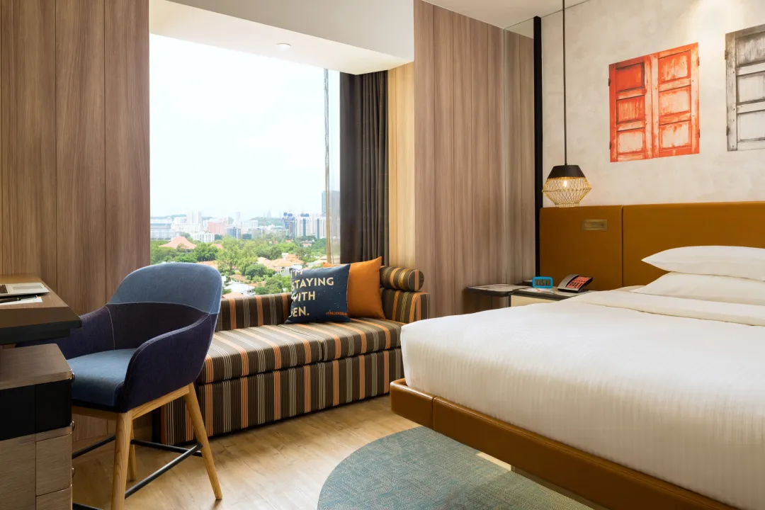 Odysseys Travel - JEN Singapore Tanglin by Shangri-La - Club Room - Bedroom