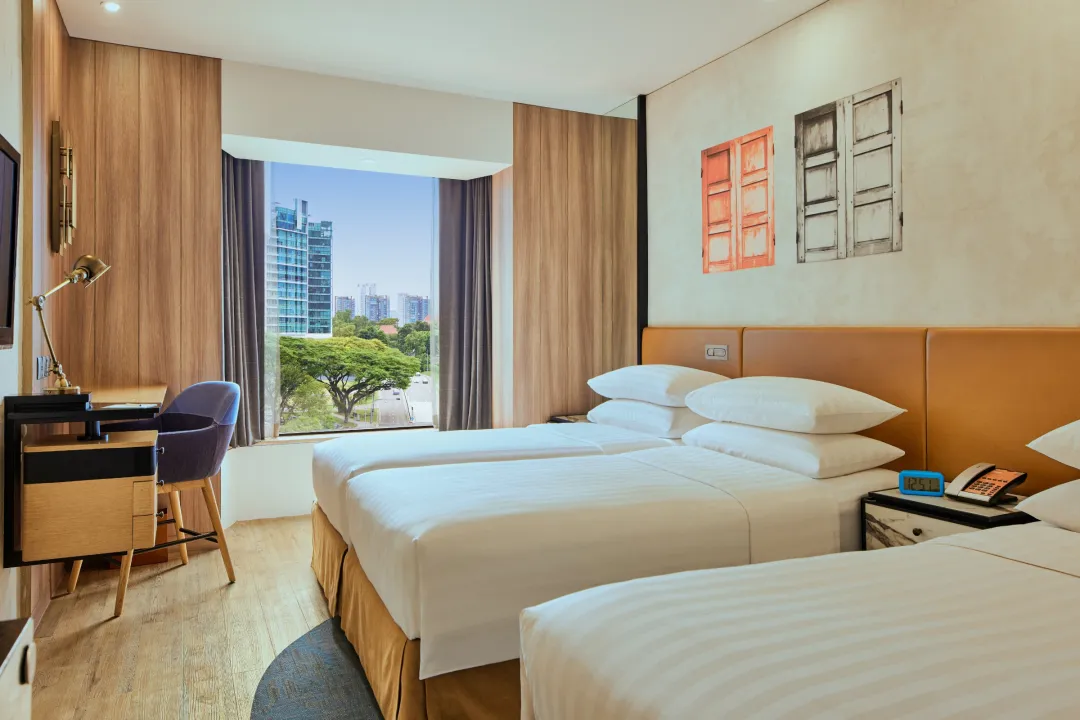 Odysseys Travel - JEN Singapore Tanglin by Shangri-La - Trio Room - Bedroom