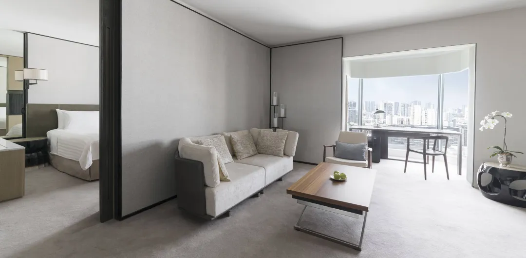 Odysseys Travel - Shangri-La Singapore - Tower Wing One Bedroom Suite - Living Area