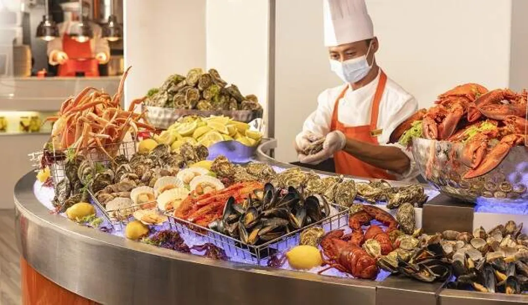 Odysseys Travel - Shangri-La Singapore - The Line - Buffet Counter