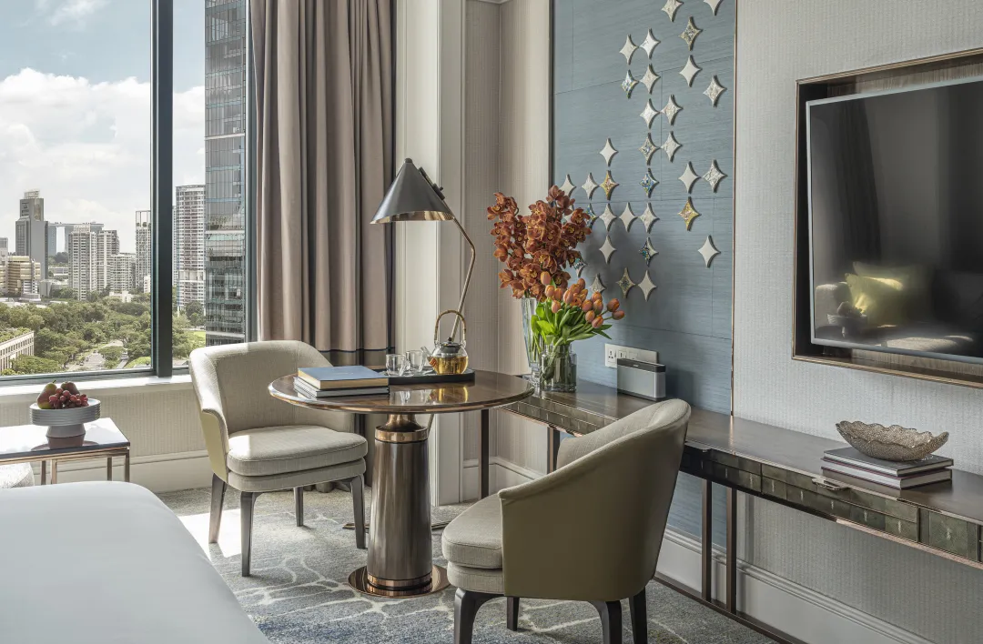Odysseys Travel - Four Seasons Hotel Singapore - Club Room - Seating Area
