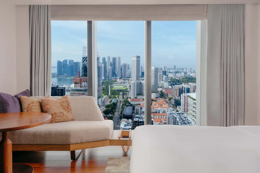 Odysseys Travel - Andaz Singapore - A Concept by Hyatt - 1 King Bed with City View - Bedroom