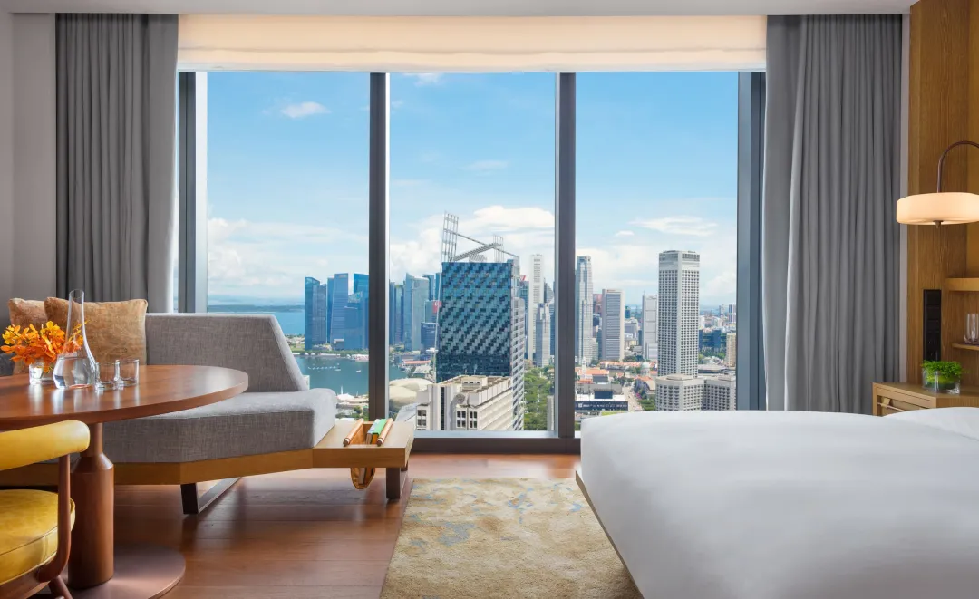 Odysseys Travel - Andaz Singapore - A Concept by Hyatt - 1 King Bed with City View - Seating Area