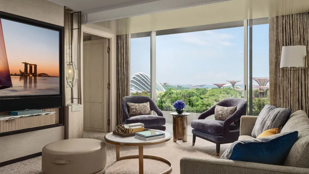 Odysseys Travel - Marina Bay Sands - Sands Premier Suite - Living Room