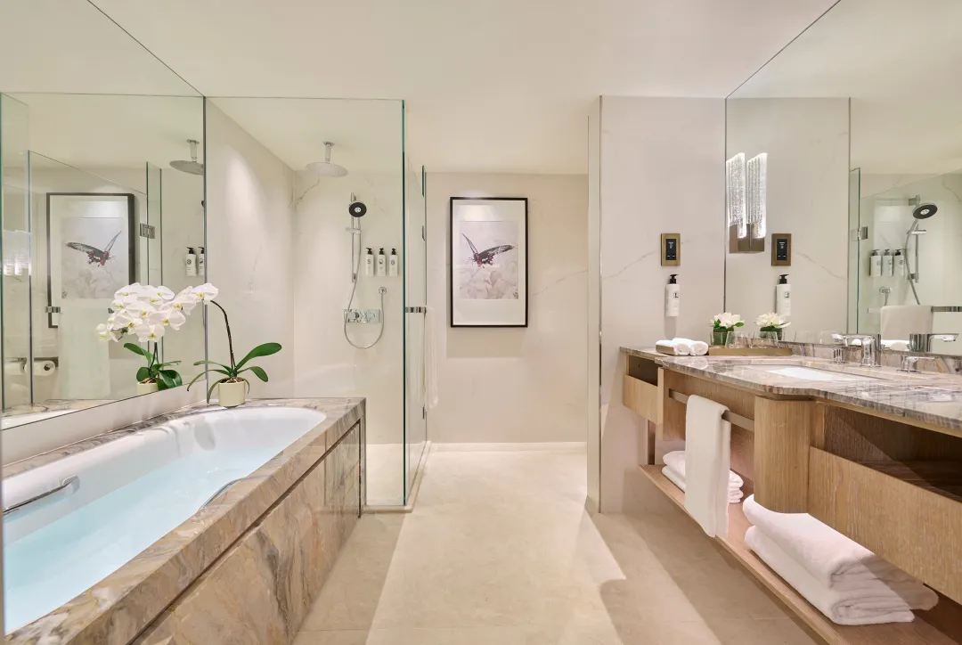 Odysseys Travel - Mandarin Oriental Singapore - Deluxe Room - Bathroom