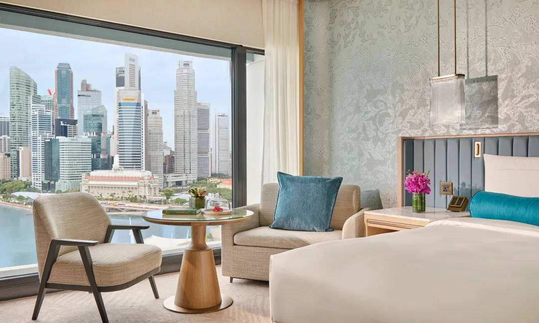 Odysseys Travel - Mandarin Oriental Singapore - Marina Bay View Room - Seating Area