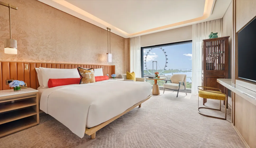 Odysseys Travel - Mandarin Oriental Singapore - Sea View Room - Twin Bedroom