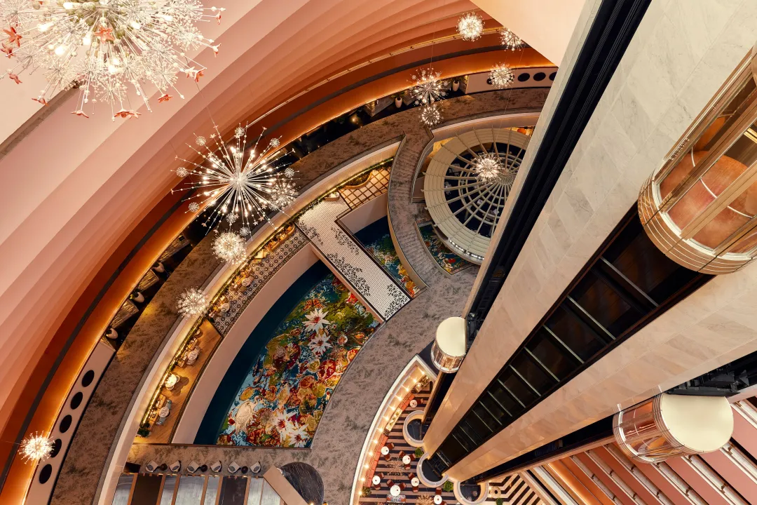 Odysseys Travel - Mandarin Oriental Singapore - Fan Atrium Ceiling