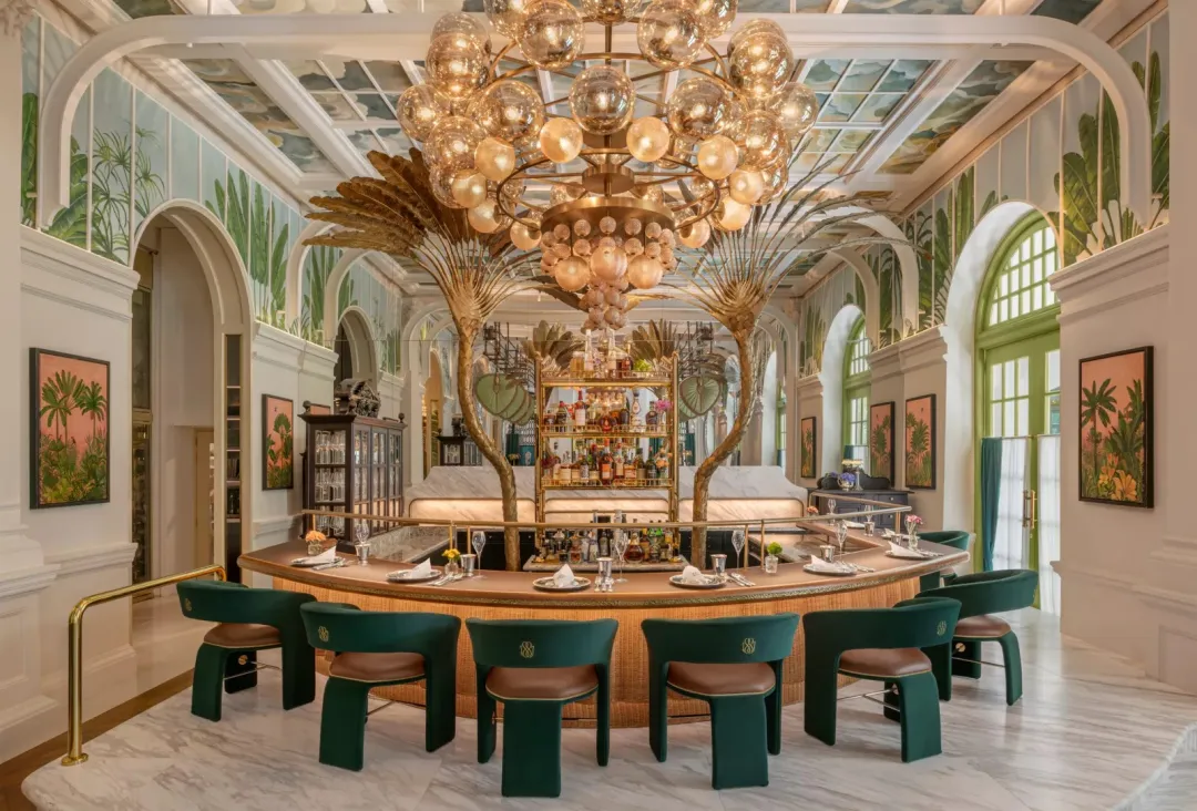 Odysseys Travel - Raffles Singapore - 1887 by Andre - Dining Room