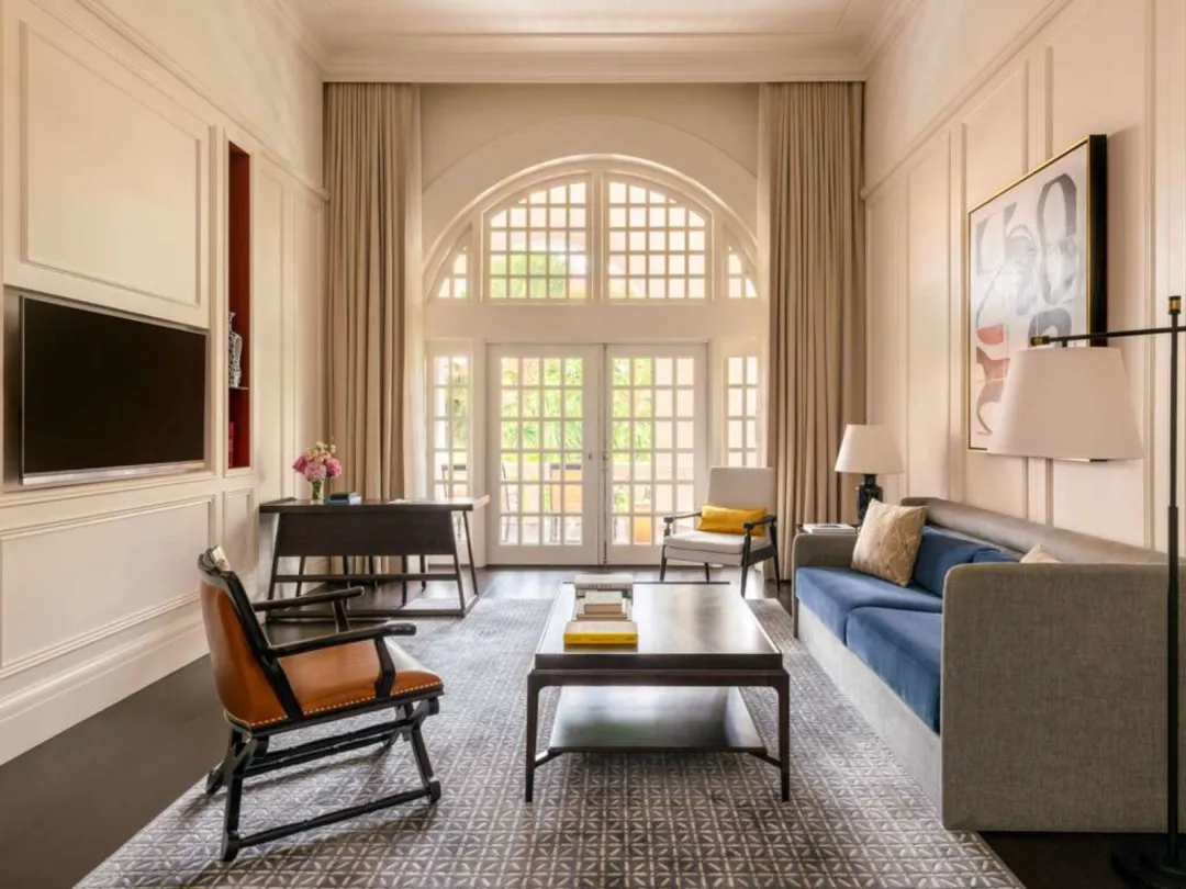 Odysseys Travel - Raffles Singapore - Grand Hotel Suite - Living Room