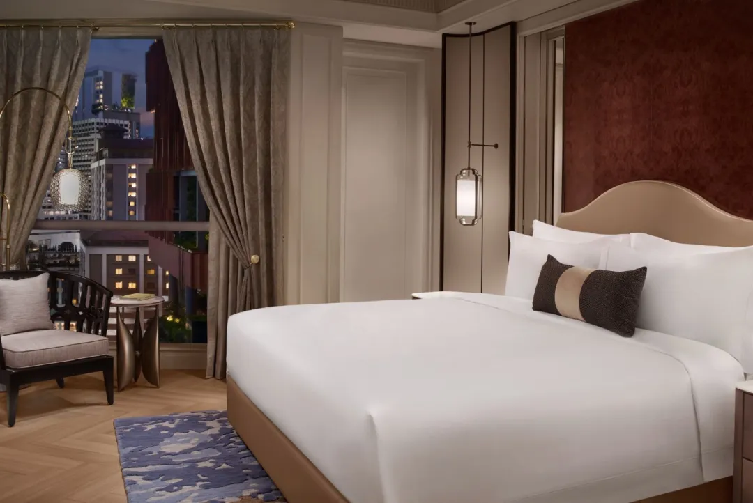 Odysseys Travel - The St. Regis Singapore - Caroline Astor Suite - Bedroom