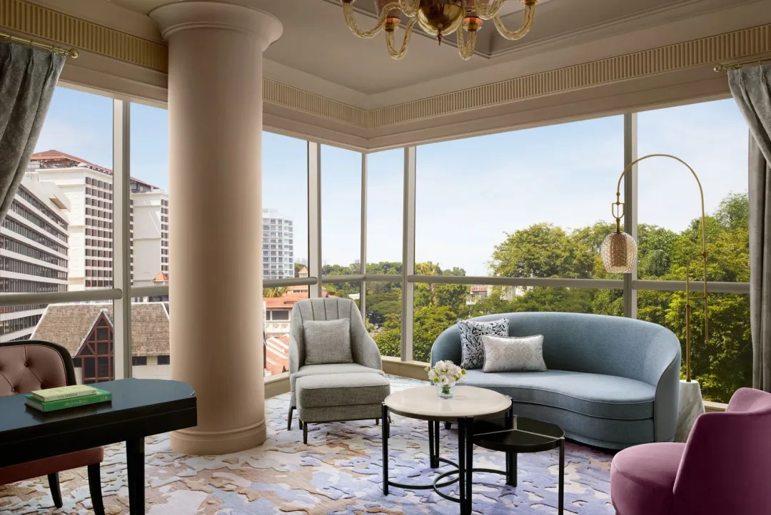 Odysseys Travel - The St. Regis Singapore - Caroline Astor Suite - Living Room