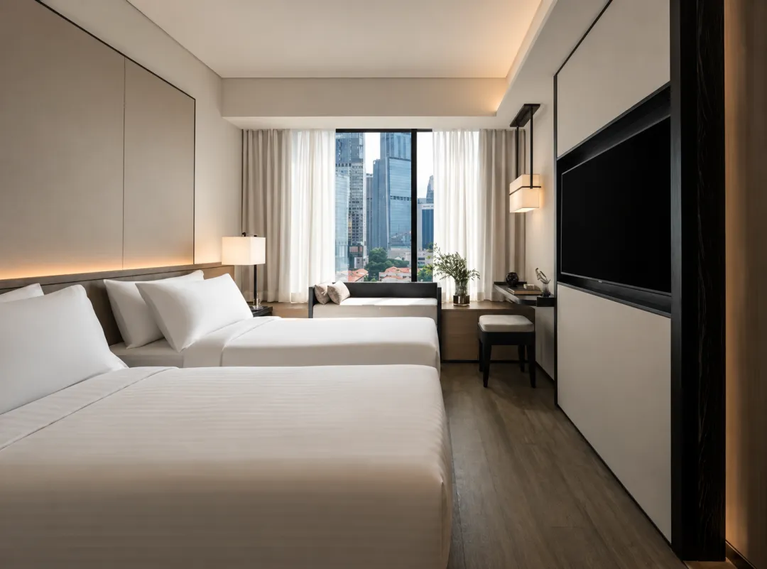 Odysseys Travel - The Clan Singapore - Deluxe Room - Twin Beds