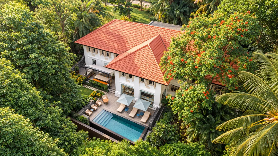 Odysseys Travel - Capella Sinagpore - Manor House Aerial View