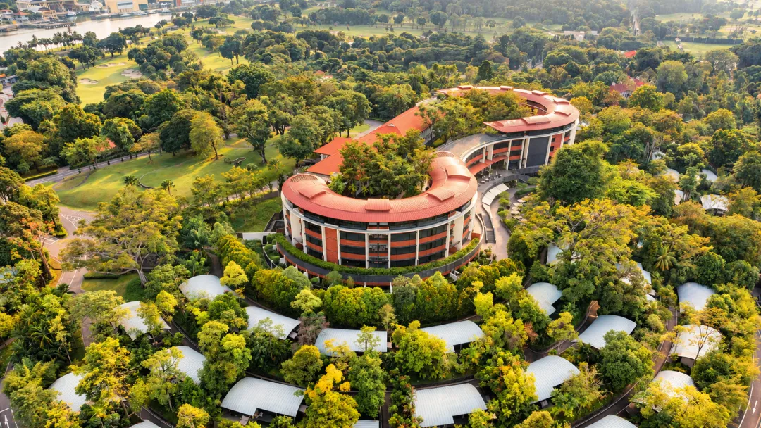 Odysseys Travel - Capella Sinagpore - Aerial View
