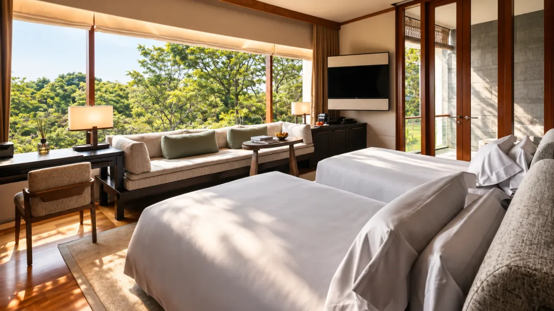 Odysseys Travel - Capella Singapore - Premier Garden View - Twin Beds