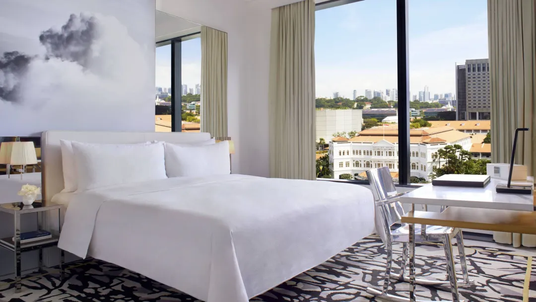 Odysseys Travel - JW Marriott Hotel Singapore South Beach - Deluxe Room - Bedroom Seating Area