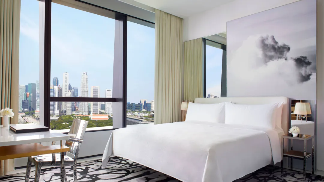Odysseys Travel - JW Marriott Hotel Singapore South Beach - Premier Room - Bedroom
