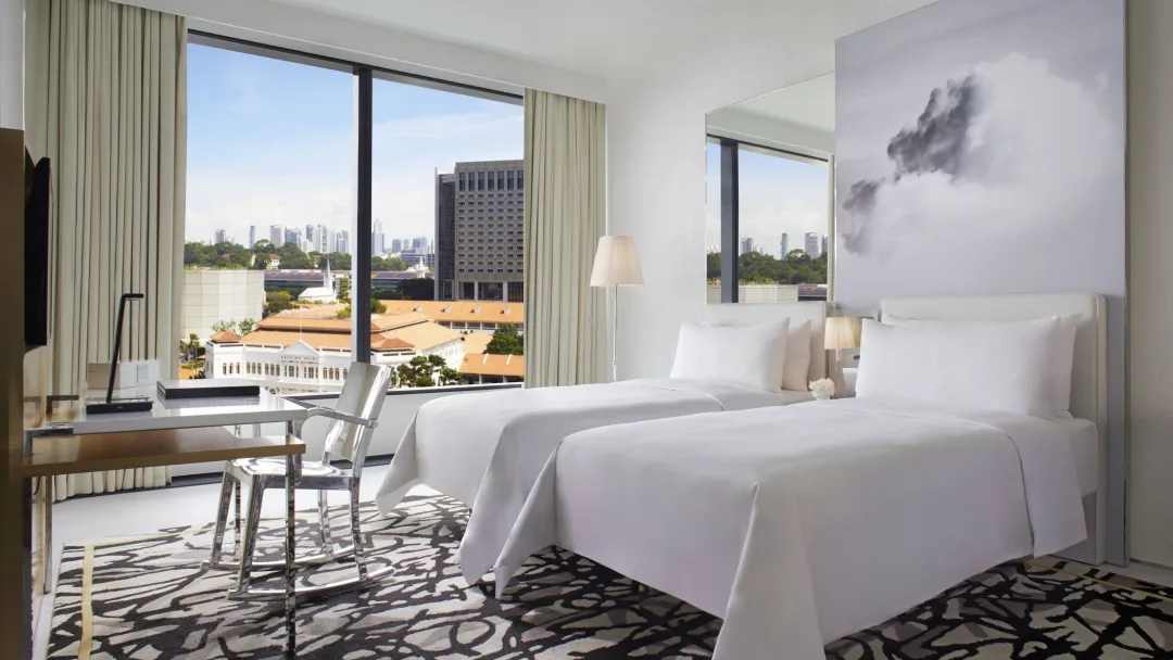 Odysseys Travel - JW Marriott Hotel Singapore South Beach - Premier Room - Twin Bedroom