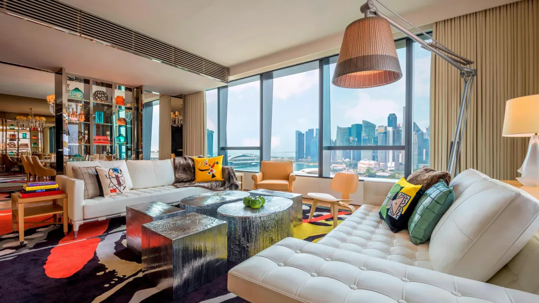 Odysseys Travel - JW Marriott Hotel Singapore South Beach - One Bedroom Suite - Living Area