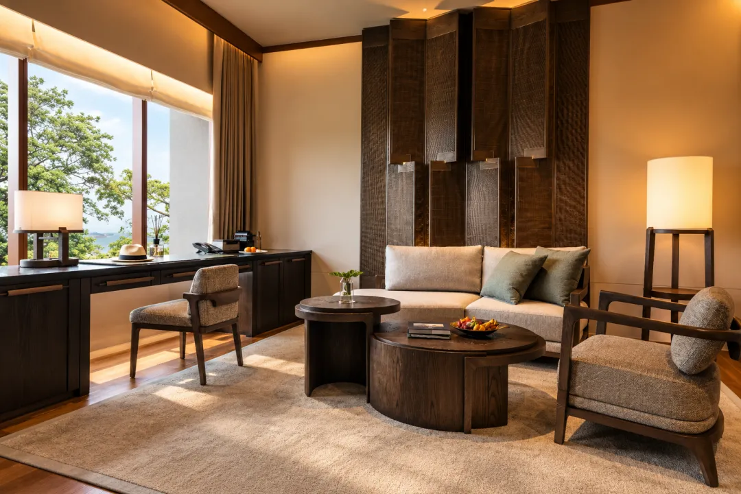 Odysseys Travel -  Capella Singapore - Capella Suite - Living Room
