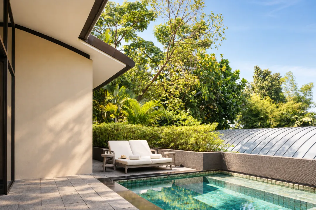 Odysseys Travel -  Capella Singapore - One Bedroom Villa -  Pool Area
