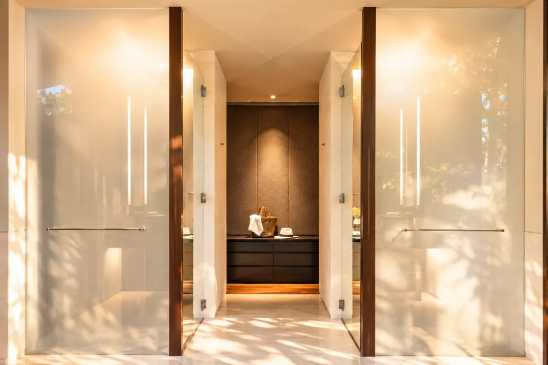 Odysseys Travel -  Capella Singapore - Two Bedroom Villa - Bathroom Entrance