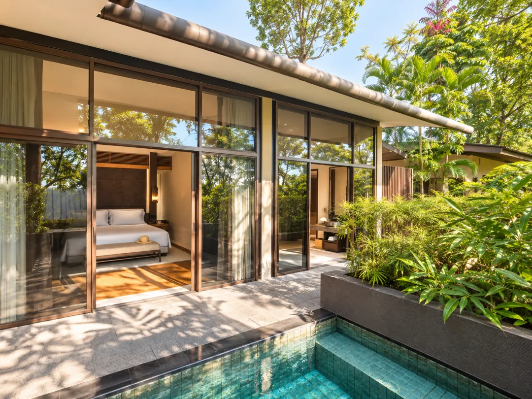 Odysseys Travel -  Capella Singapore - Two Bedroom Villa - Pool Area