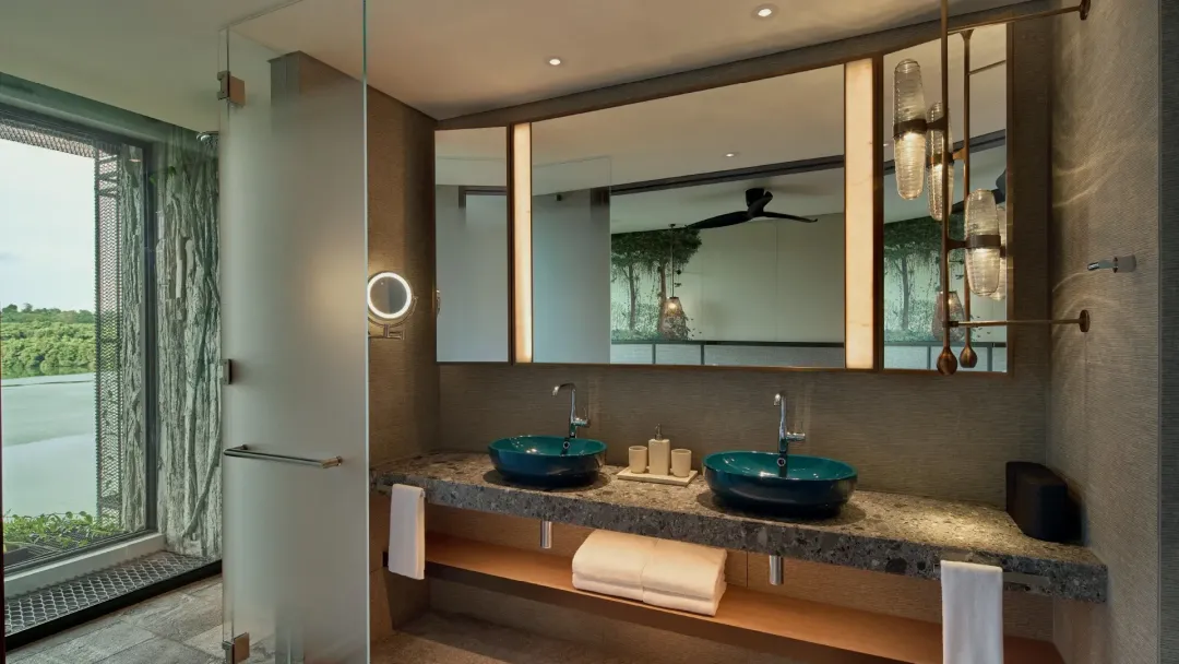    Odysseys Travel - Mandai Rainforest Resort by Banyan Tree - Sanctuary Room -  Bathroom