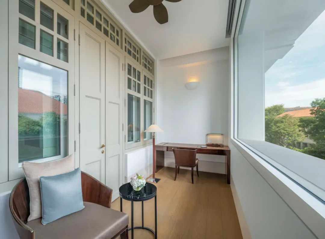 Odysseys Travel - The Capitol Kempinski Hotel Singapore - Heritage Room - Balcony