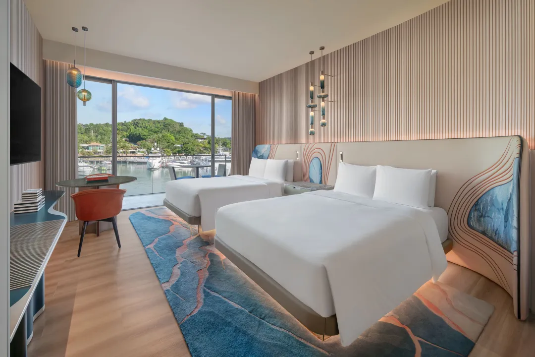 Odysseys Travel - W Singapore Sentosa Cove - Premier Room - Twin Bedroom